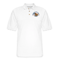 Three Praying Hands Men's Pique Polo Shirt (light) - white