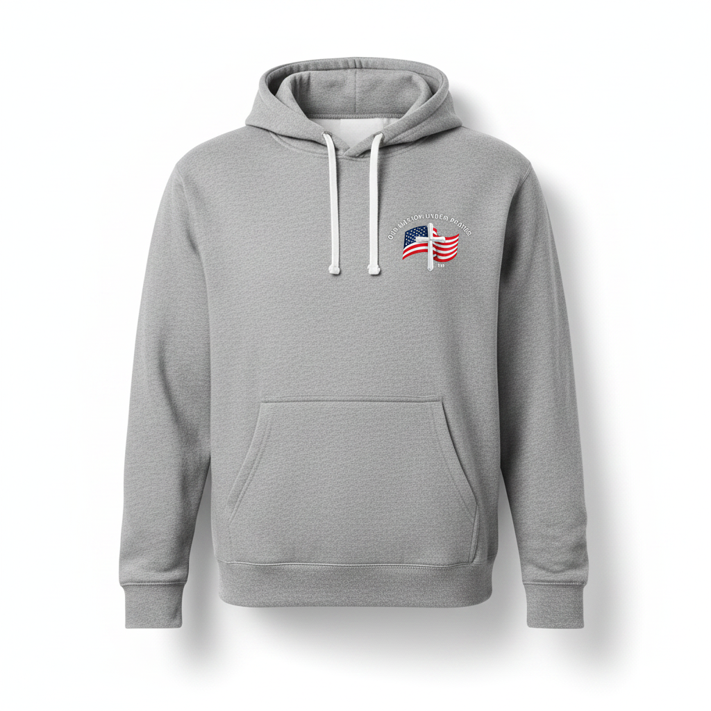 Our Cross & Flag Men's Hoodie