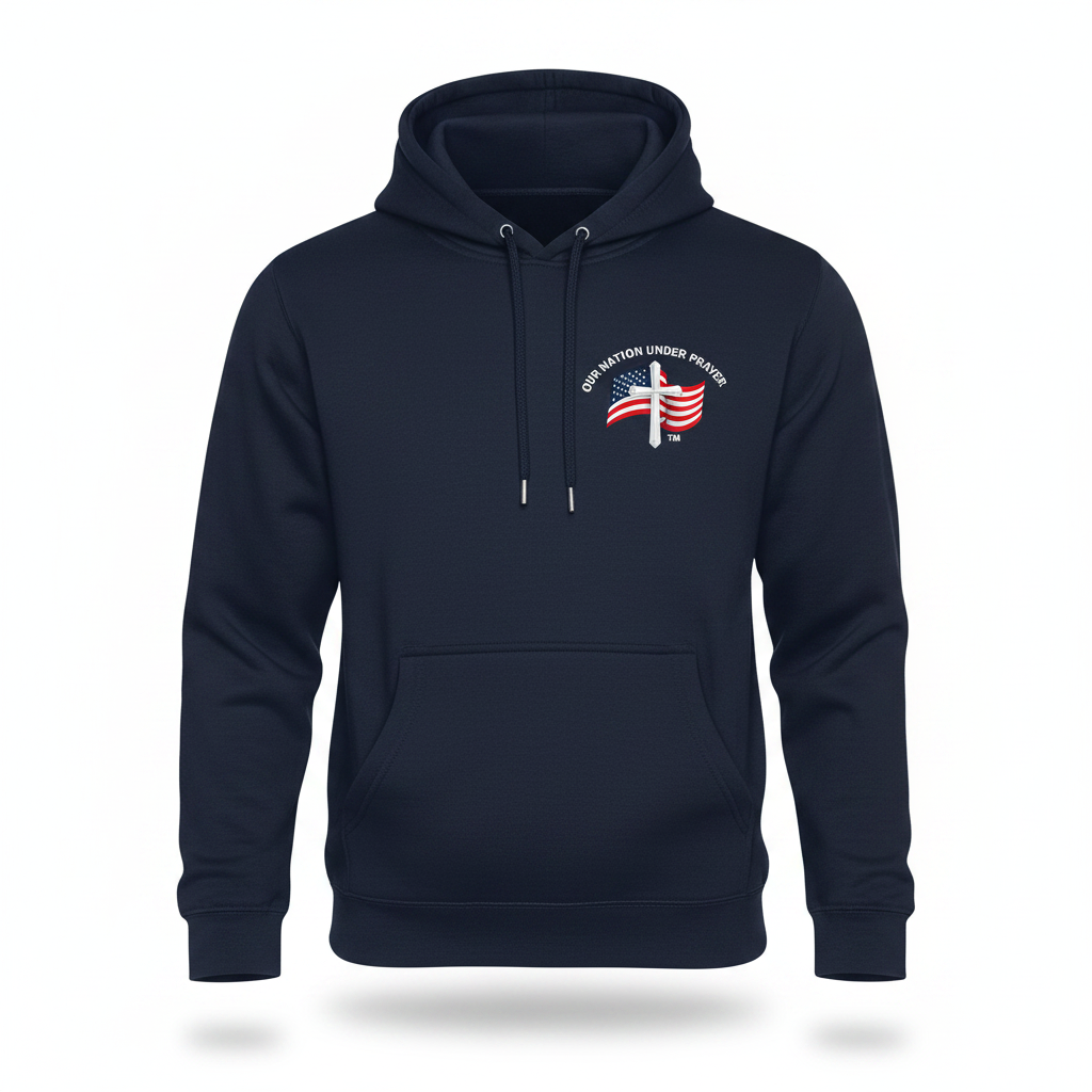 Our Cross & Flag Men's Hoodie